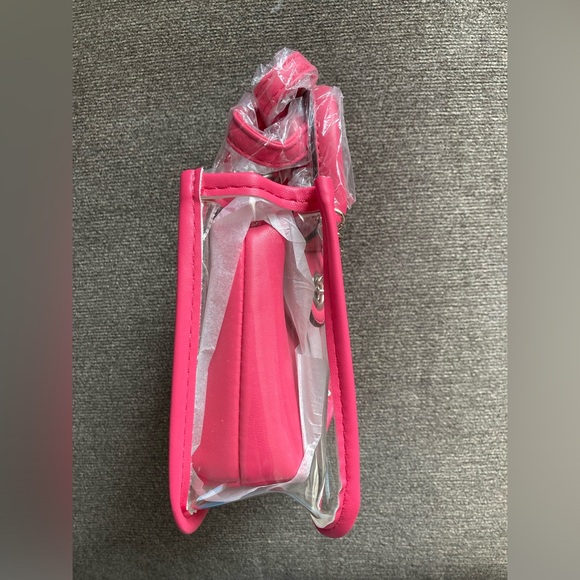 NWT. STADIUM Clear bag AND pink/fushia zip pouch. - Picture 4 of 4